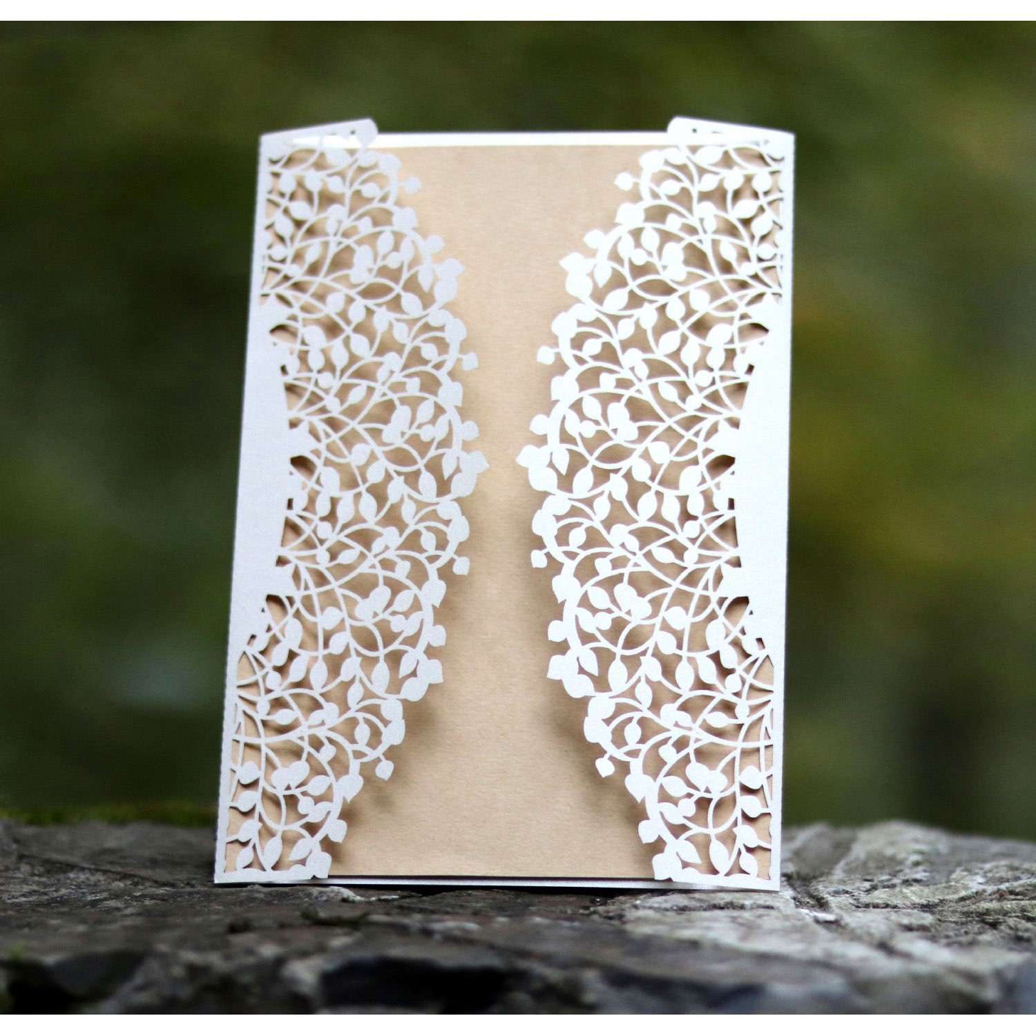Laser Holder Wholesale Wedding Decoration Holiday Invitation Card